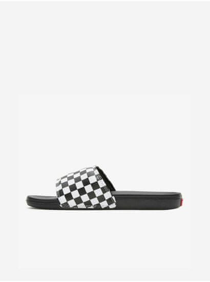 Vans Bielo-čierne vzorované papuče VANS Checkerboard Mens La Costa
