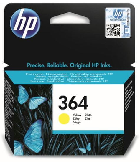 HP 364 žltá - originálna náplň (CB320EE)
