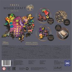 Trefl Wood Craft Origin Puzzle Color Cat 1000 dielikov