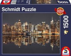 Schmidt Puzzle Mrakodrapy v nočnom New Yorku 1500 dielikov