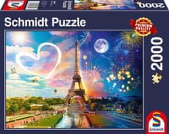 Schmidt Puzzle Paríž cez deň a v noci 2000 dielikov
