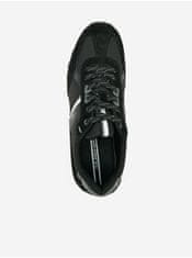U.S. POLO ASSN. Čierne pánske semišové topánky U.S. Polo Assn. 44
