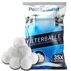 Pool Outlet Filtračné gule pre bazén 700G 700g = 25kg piesku