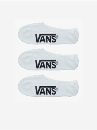 Vans Súprava troch párov pánskych ponožiek v bielej farbe VANS