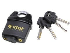 Extol Premium Visiaci zámok (8857750) bezpečnostný vodeodolný, 4 kľúče, 50mm