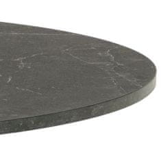Design Scandinavia Jedálenský stôl okrúhly Ibiza, 110 cm, čierna