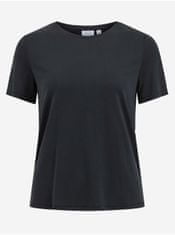 VILA Čierne basic tričko VILA Modala M