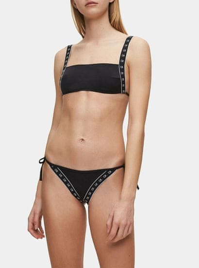 Calvin Klein Čierny spodný diel plaviek Calvin Klein Underwear
