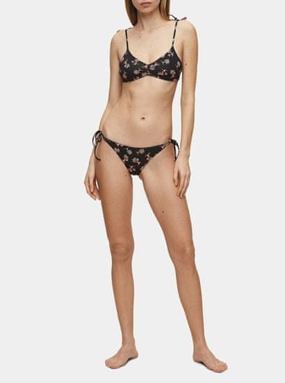 Calvin Klein Čierny dámsky vzorovaný spodný diel plaviek Calvin Klein Underwear