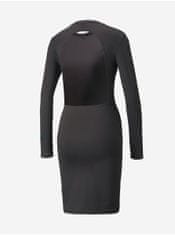 Puma Čierne dámske púzdrové šaty s odhaleným chrbátom Puma Crystal G. S