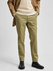 Selected Homme Kaki chino nohavice Selected Homme Miles 31/32