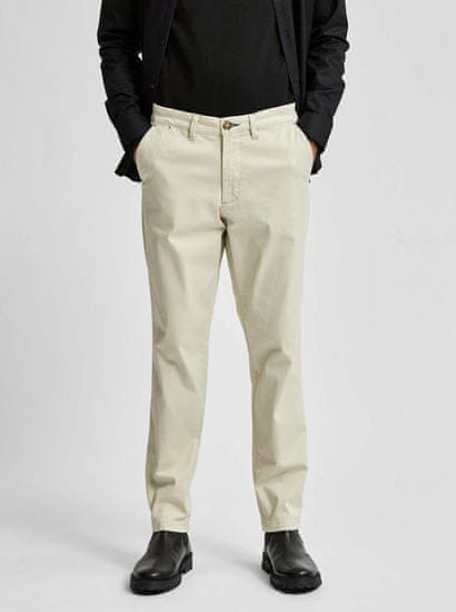 Selected Homme Krémové chino nohavice Selected Homme Miles