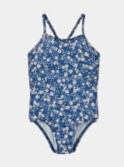 Name it Modré dievčenské kvetované jednodielne plavky name it Felisia 74