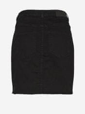 Noisy May Čierna rifľová púzdrová mini sukňa Noisy May Callie XS