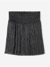 Name it Čierna dievčenská krátka plisovaná sukňa name it Viviun 116