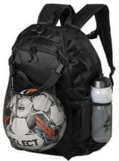 SELECT Športový batoh so sieťou na loptu Backpack Milano, čierna