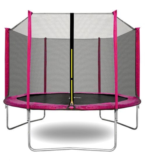 aGa SPORT TOP Trampolína 305 cm Pink + ochranná sieť