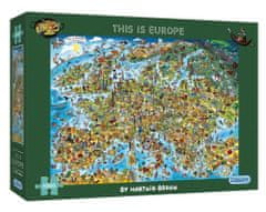Gibsons Puzzle To je Európa 1000 dielikov