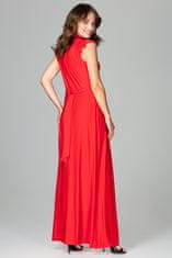 Lenitif Dámske spoločenské šaty Fuktigt K486 červená L