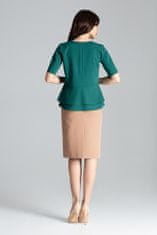 Lenitif Dámska mini sukňa Tellico L029 svetlo hnedá L