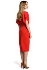 Made of Emotion Dámske spoločenské šaty Carita M364 červená XL