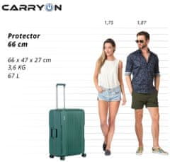 CARRY ON Stredný kufor Protector Green
