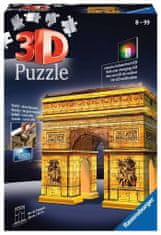 Ravensburger Svietiace 3D puzzle Nočná edícia Víťazný oblúk 216 dielikov