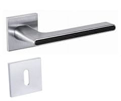 Infinity Line Ferrara KFRA S M700/B00 matný chróm /čierna - kľučka k dverám - pre izbový kľúč