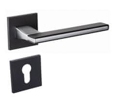 Infinity Line Nicola KNIC S B00/M700 čierna/ matný chróm - kľučka k dverám - pre cylindrickú vložku