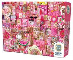 Cobble Hill Puzzle Farby dúhy: Ružová 1000 dielikov