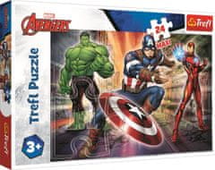 Trefl Puzzle Vo svete Avengers MAXI 24 dielikov