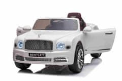 Beneo Elektrické autíčko Bentley Mulsanne 12V, Koženkové sedadlo, 2,4 GHz diaľkové ovládanie