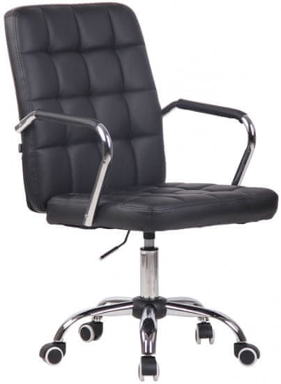 BHM Germany Kancelárska stolička Terni, syntetická koža, čierna