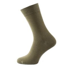 Zapana Pánske jednofarebné ponožky Ruben khaki veľ. 39-41