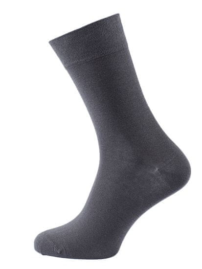 Zapana Pánske jednofarebné ponožky Ruben tmavozelené