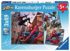 Ravensburger Puzzle Spiderman 3x49 dielikov