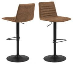 Design Scandinavia Barová stolička Kimmy (SET 2 ks), camel