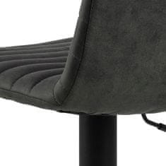 Design Scandinavia Barová stolička Kimmy (SET 2 ks), antracitová 