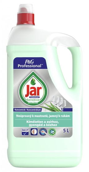 Jar Professional Sensitive Koncentrovaný Tekutý Prostriedok Na Umývanie Riadu 5l 