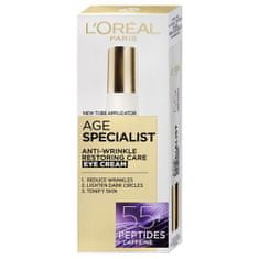 Loreal Paris Obnovujúci očný krém proti vráskam Age Special ist 55+ ( Anti-Wrinkle Eye Cream) 15 ml