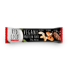 REDCOCO Vegan proteinová tyčinka cocoa- 40g
