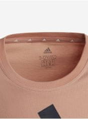 Adidas Marhuľové detské tričko s potlačou adidas Performance G BL T 104