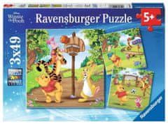 Ravensburger Puzzle Macko Pú 3x49 dielikov