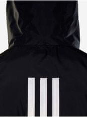 Adidas Čierna pánska ľahká bunda s kapucou adidas Performance Urban Wind.rdy L