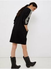 Liu Jo Bielo-čierne dámske svetrové šaty Liu Jo XS