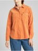Oranžová dámska menčestrová košeľa Lee Sandy L