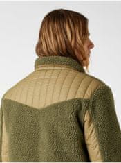 Wrangler Zelená pánska bunda z umelého kožúšku Wrangler L