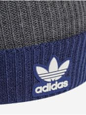 Adidas Modro-šedá dámska čiapka adidas Originals Pom Beanie UNI