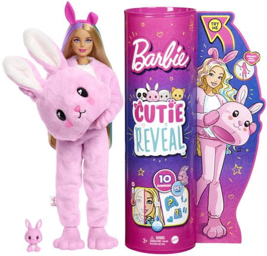 Mattel Barbie Cutie Reveal bábika séria 1 - Zajačik HHG18