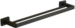 Mexen Asis dvojitý držiak uterákov, čierna (7017625-70)